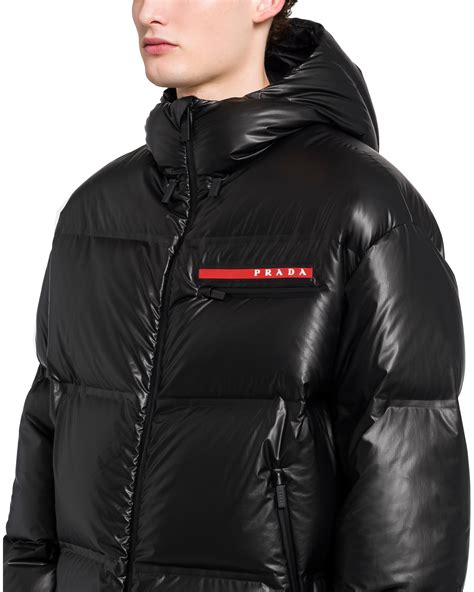 prada puffer jacket herren|prada puffer jacket men.